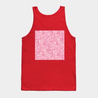 Pink Seahorse Spirals Tank Top